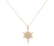 Mazin Jewels Starburst Necklace