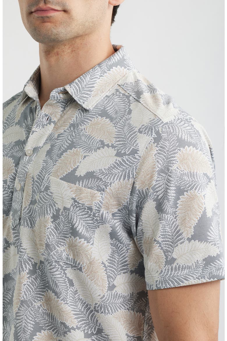 San Lucio Frond Fall IslandZone® Pocket Polo, Alternate, color, GLASS BOTTLE