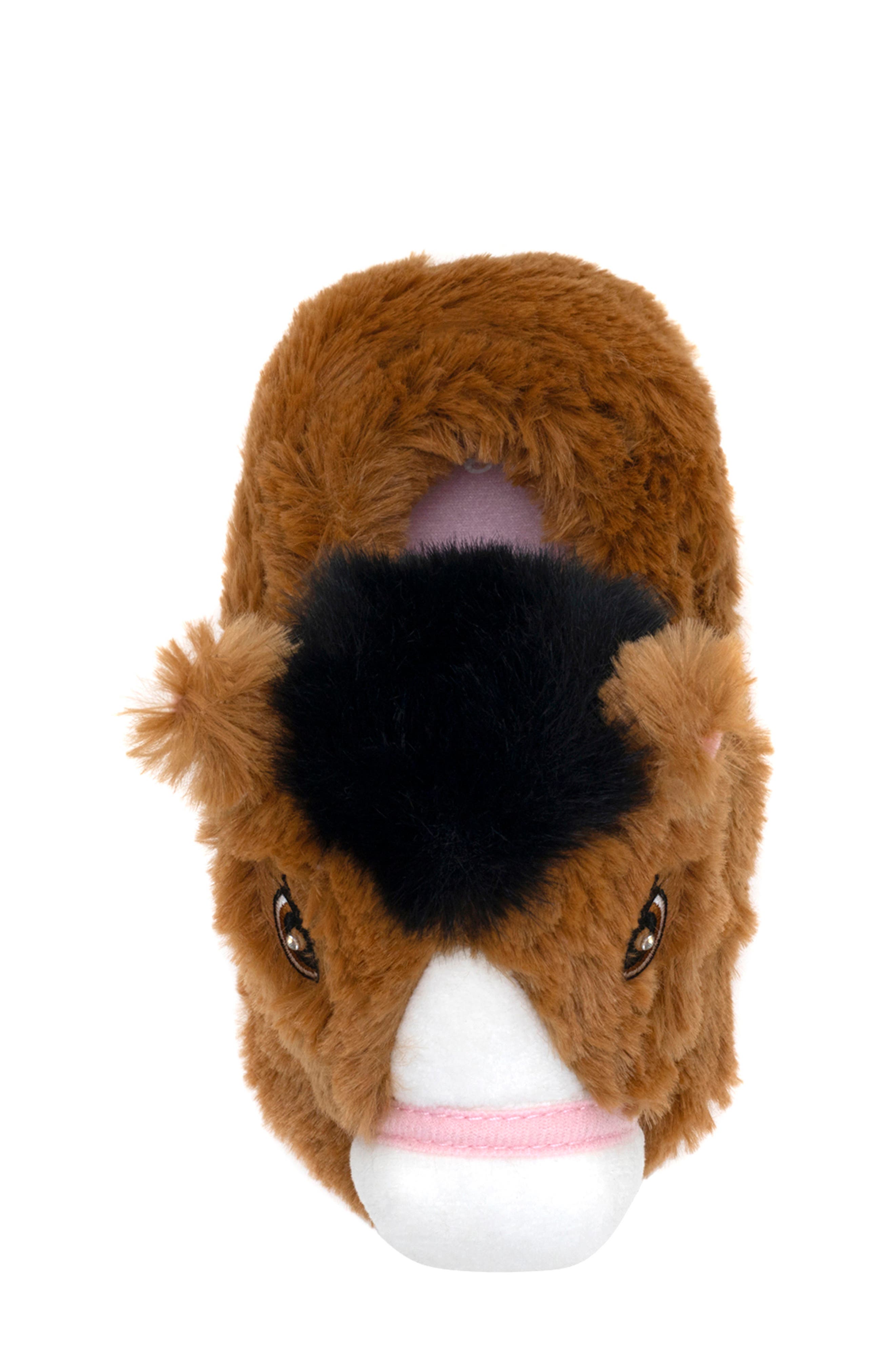 Kids' Meadow Light-Up Slipper, Alternate, color, BROWN