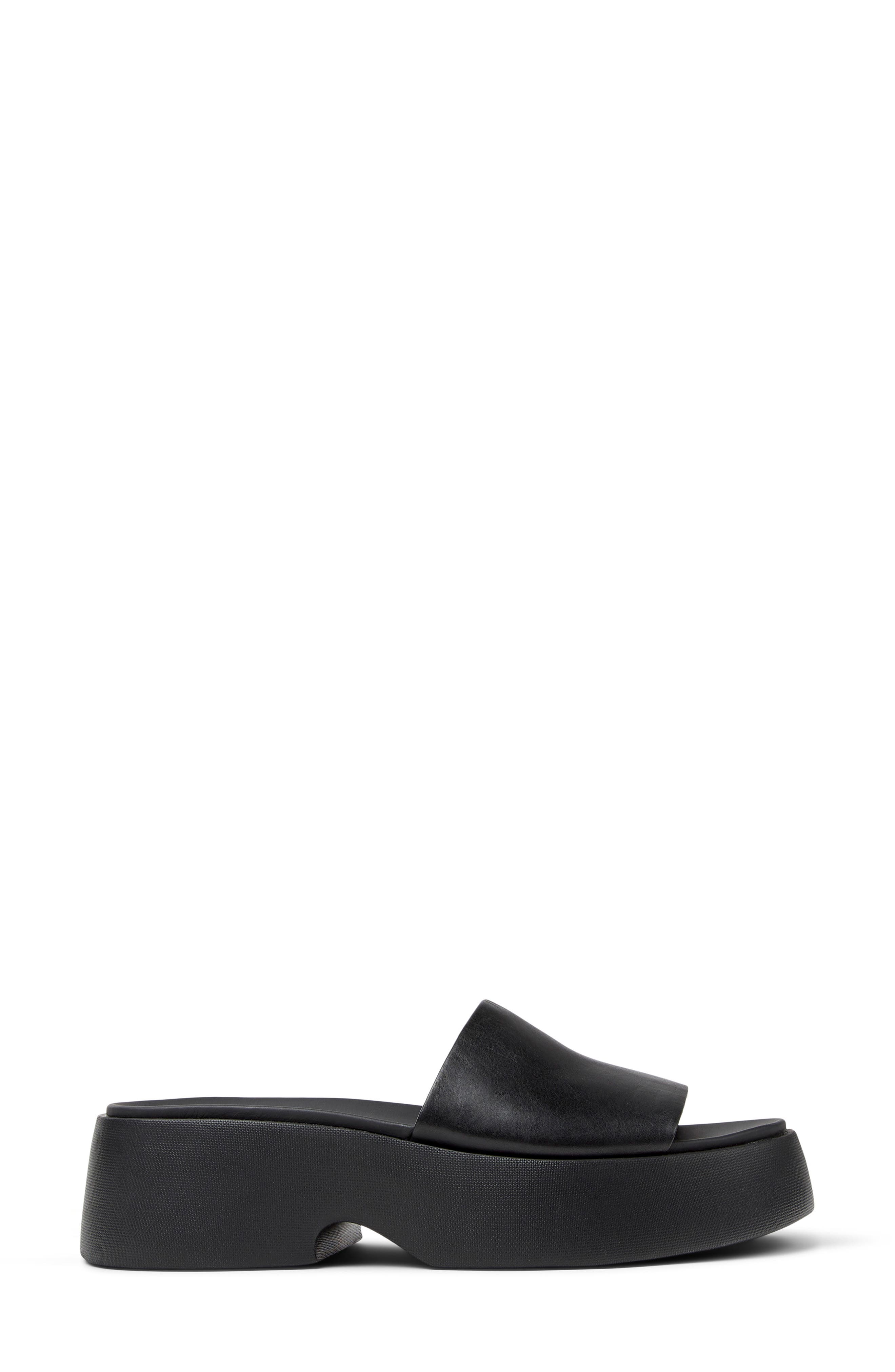 Camper Tasha Platform Slide Sandal, Alternate, color, 