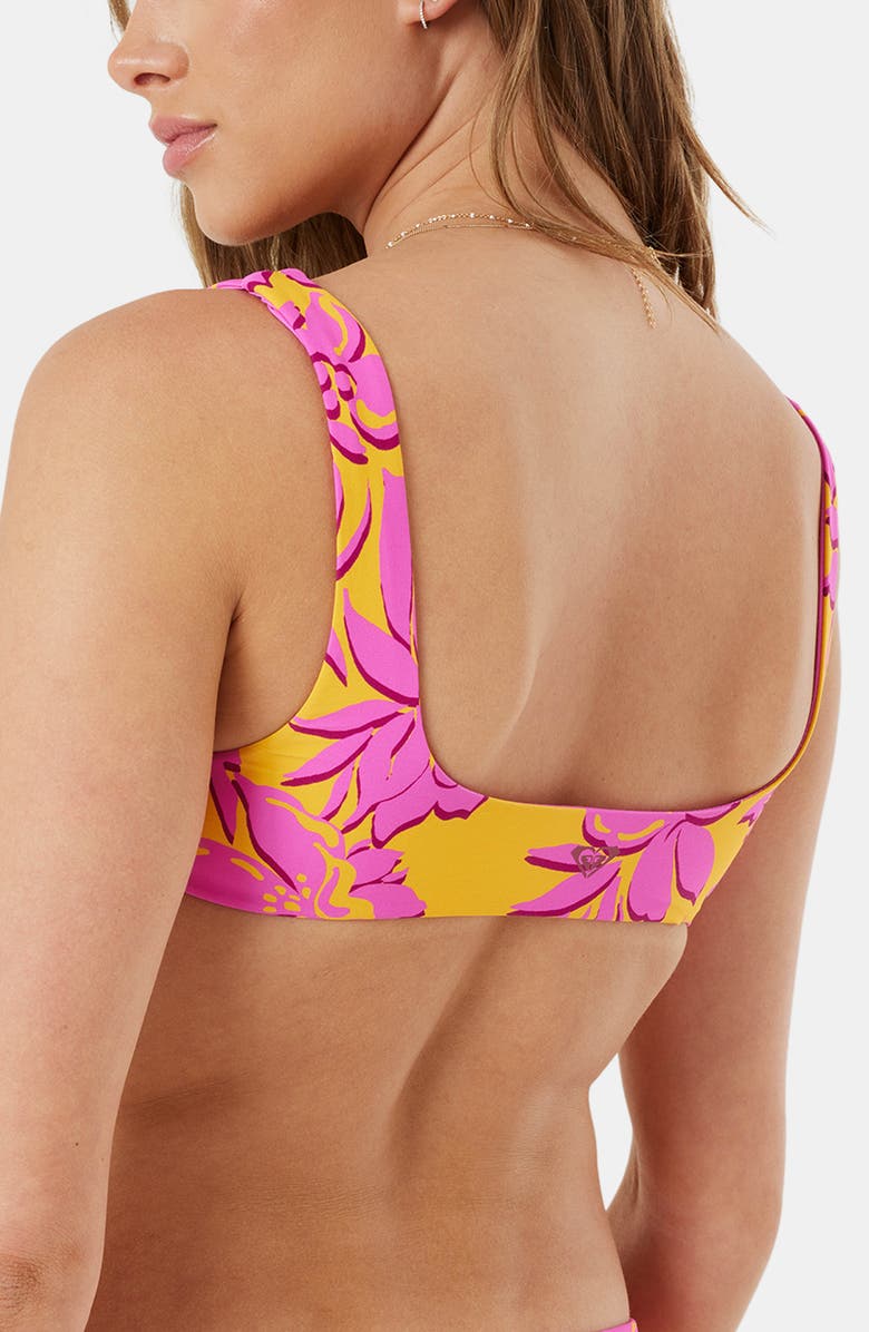 Roxy Island Time Reversible Bikini Top, Alternate, color, Golden Rod