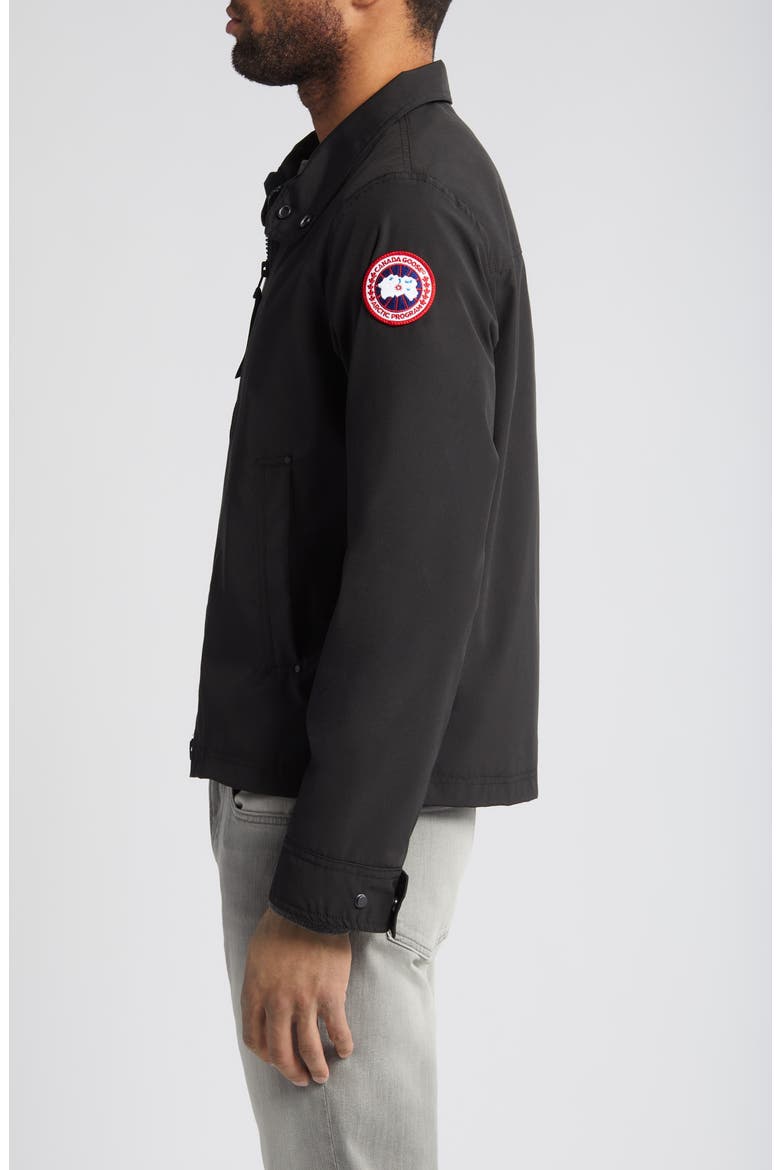 Rosedale Water Repellent Jacket, Alternate, color, BLACK