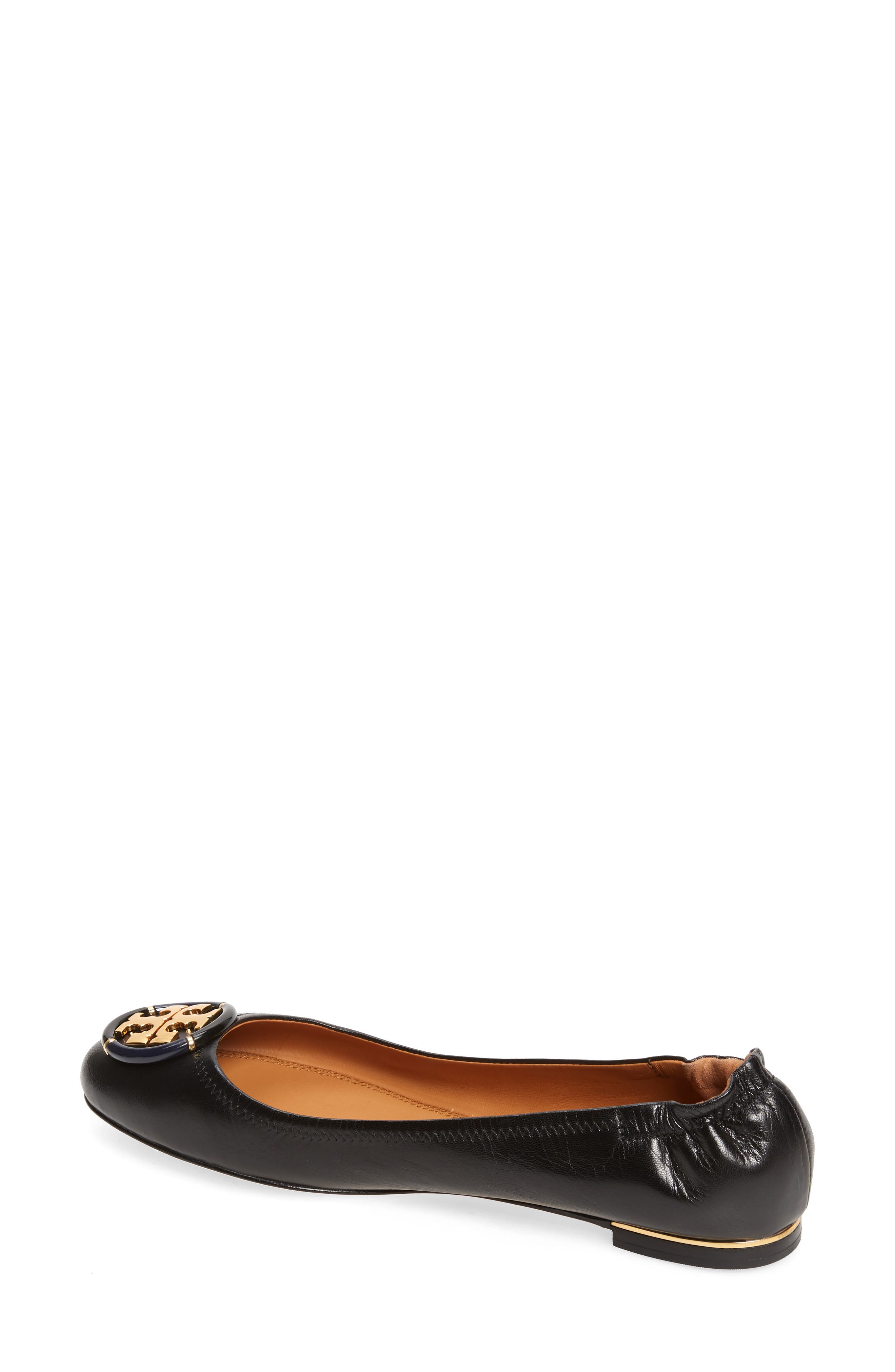 Tory Burch Multi Logo Ballet Flat, Alternate, color, 