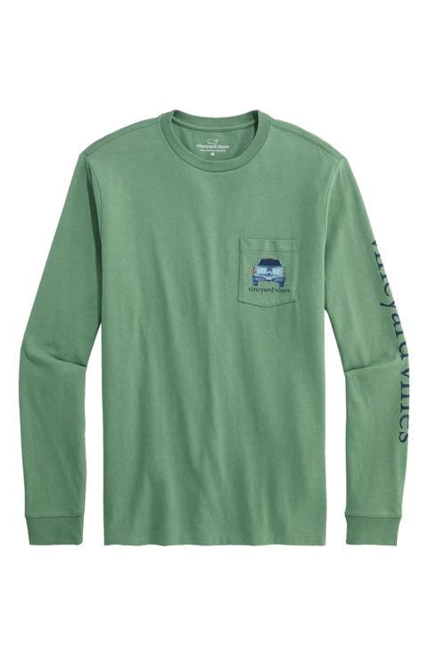 Pickup Truck Marsh Dogs Graphic Pocket Tee
