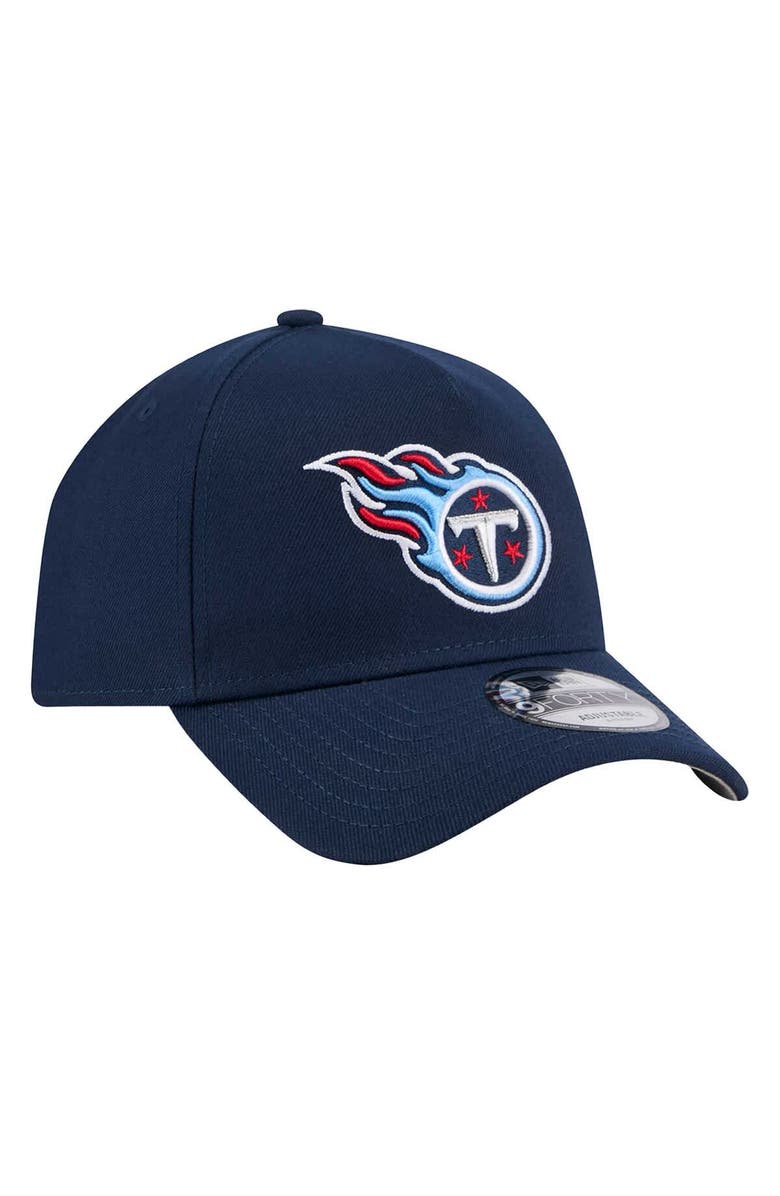 New Era Men's New Era  Navy Tennessee Titans A-Frame 9FORTY Adjustable Hat, Alternate, color, 