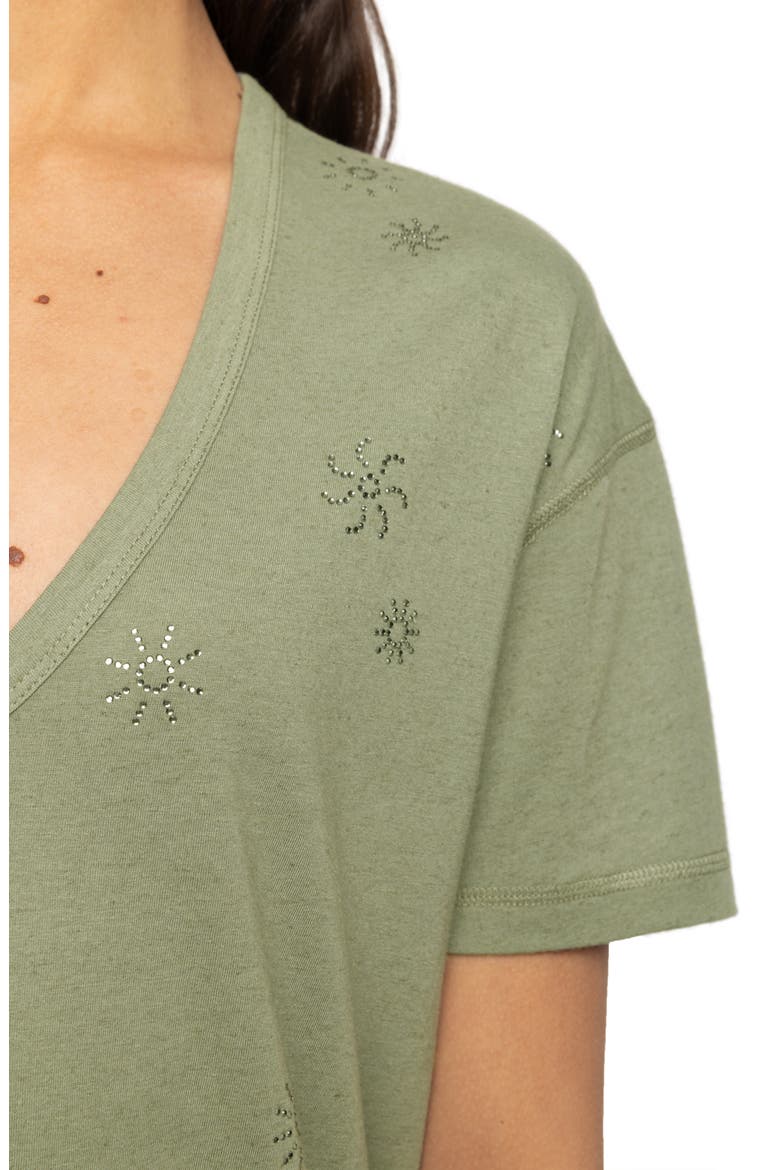 Marta Embellished Tee, Alternate, color, TEA