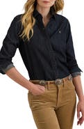 Lauren Ralph Lauren Jamelko Classic Fit Denim Button-Up Shirt