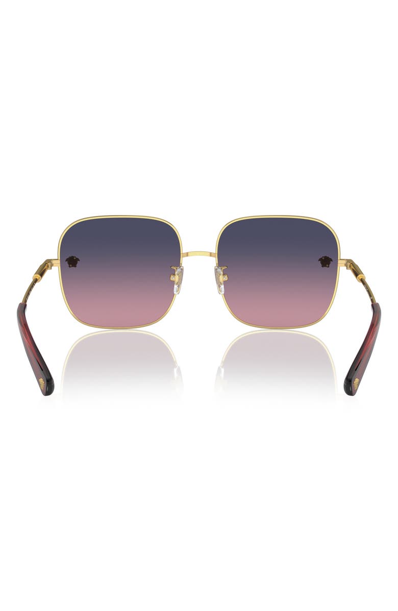 Versace 59mm Gradient Square Sunglasses, Alternate, color, 