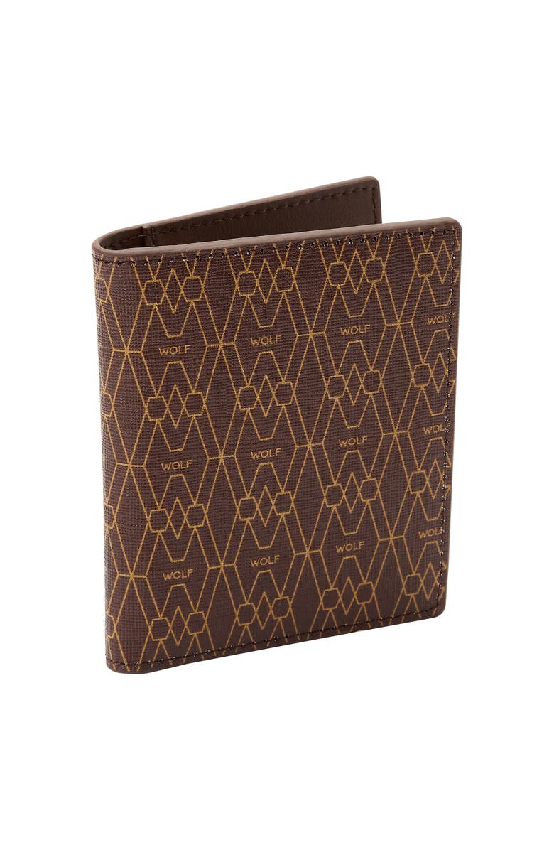 WOLF Signature ID Card Case, Alternate, color, Brown