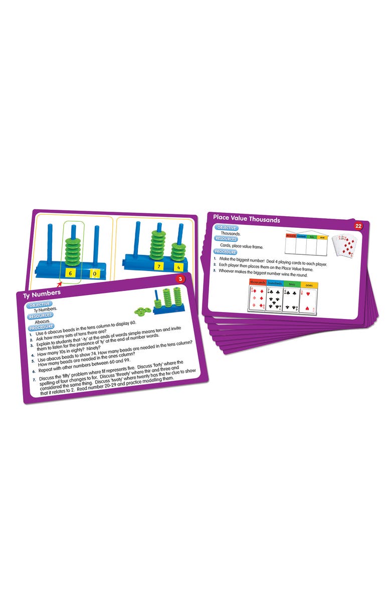 Junior Learning 50 Place Value Activities, Alternate, color, Multicolored