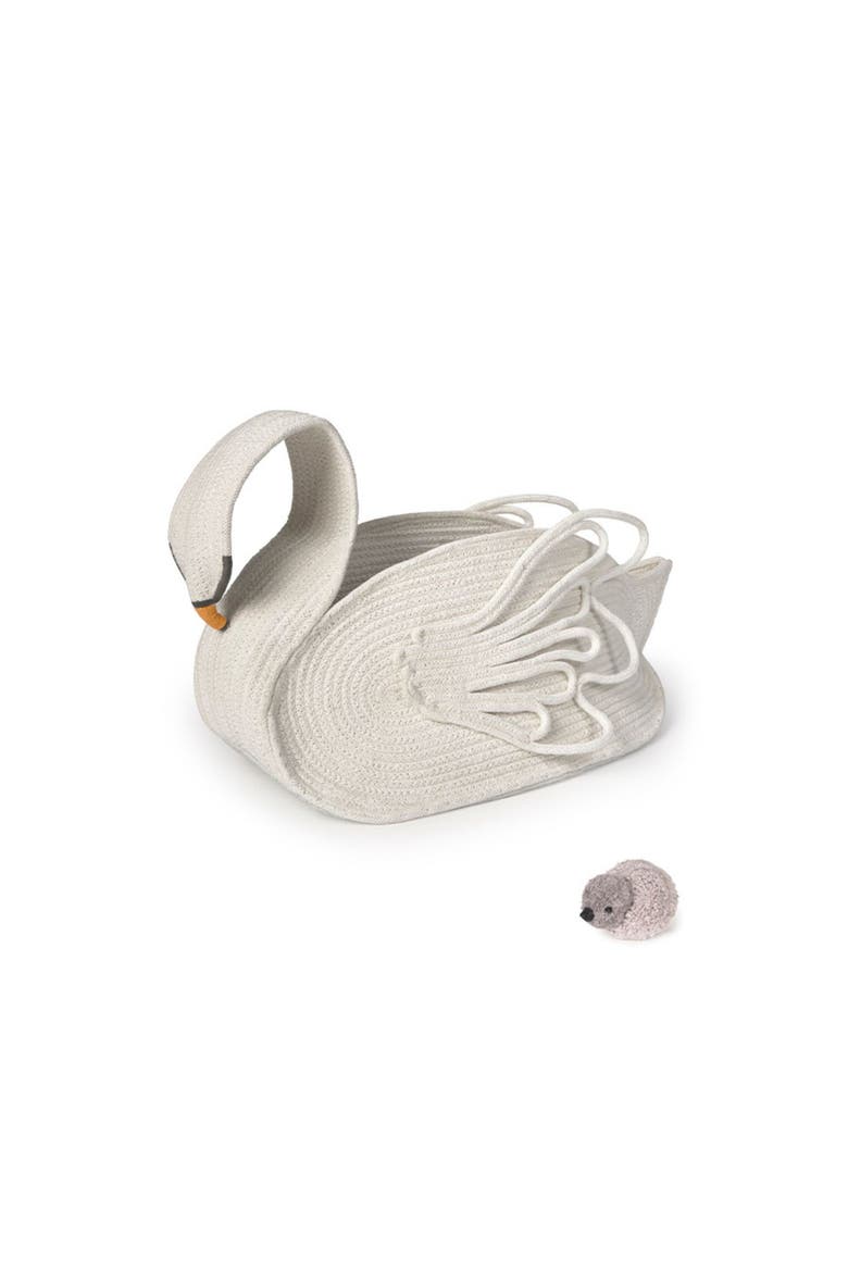 Basket Swan, Main, color, Ivory, Natural