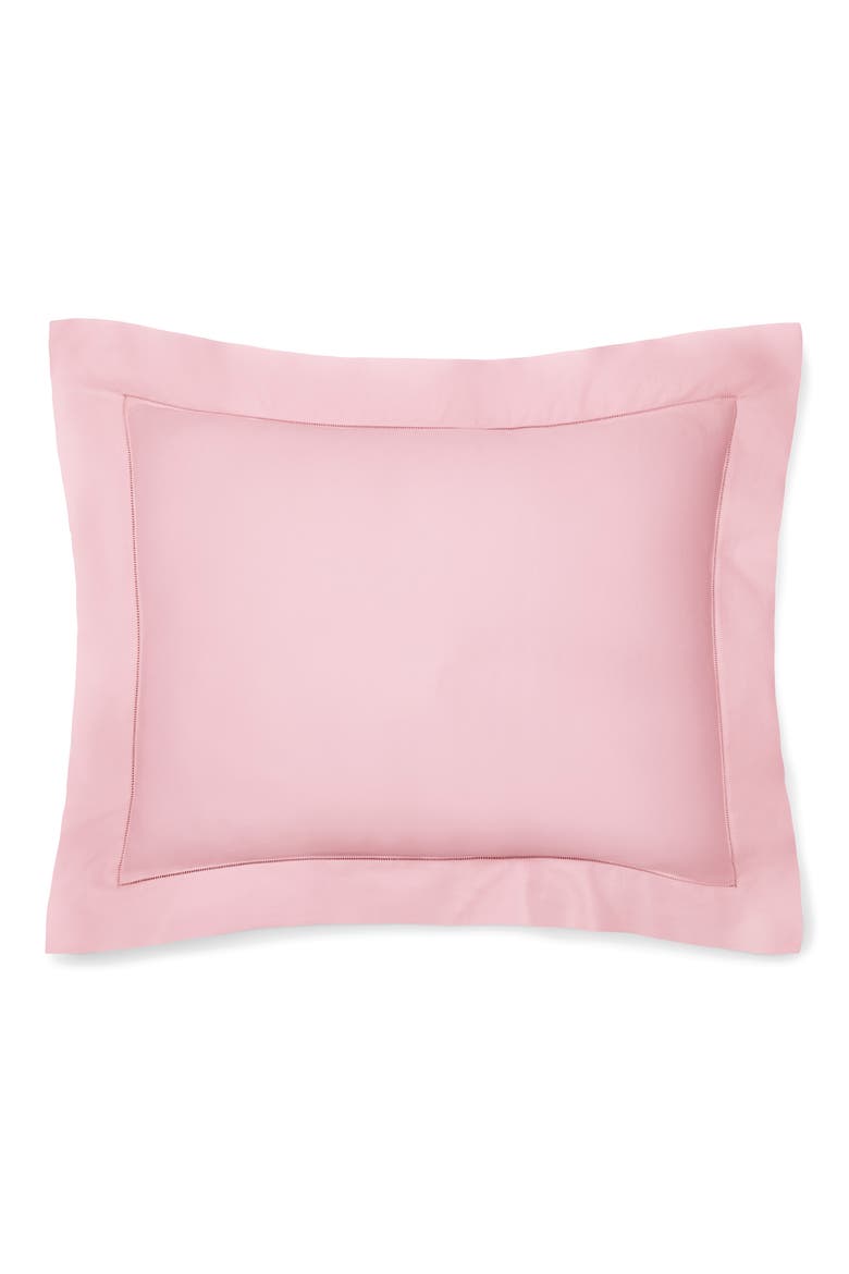 Fiona Cotton Sateen Sham, Main, color, CARNATION