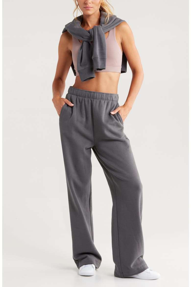 Cloud Fleece Straight Leg Sweatpants, Alternate, color, GREY FORGED