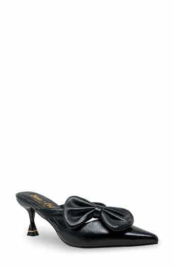 CHASE AND CHLOE Idra Bow Kitten Heel Pump