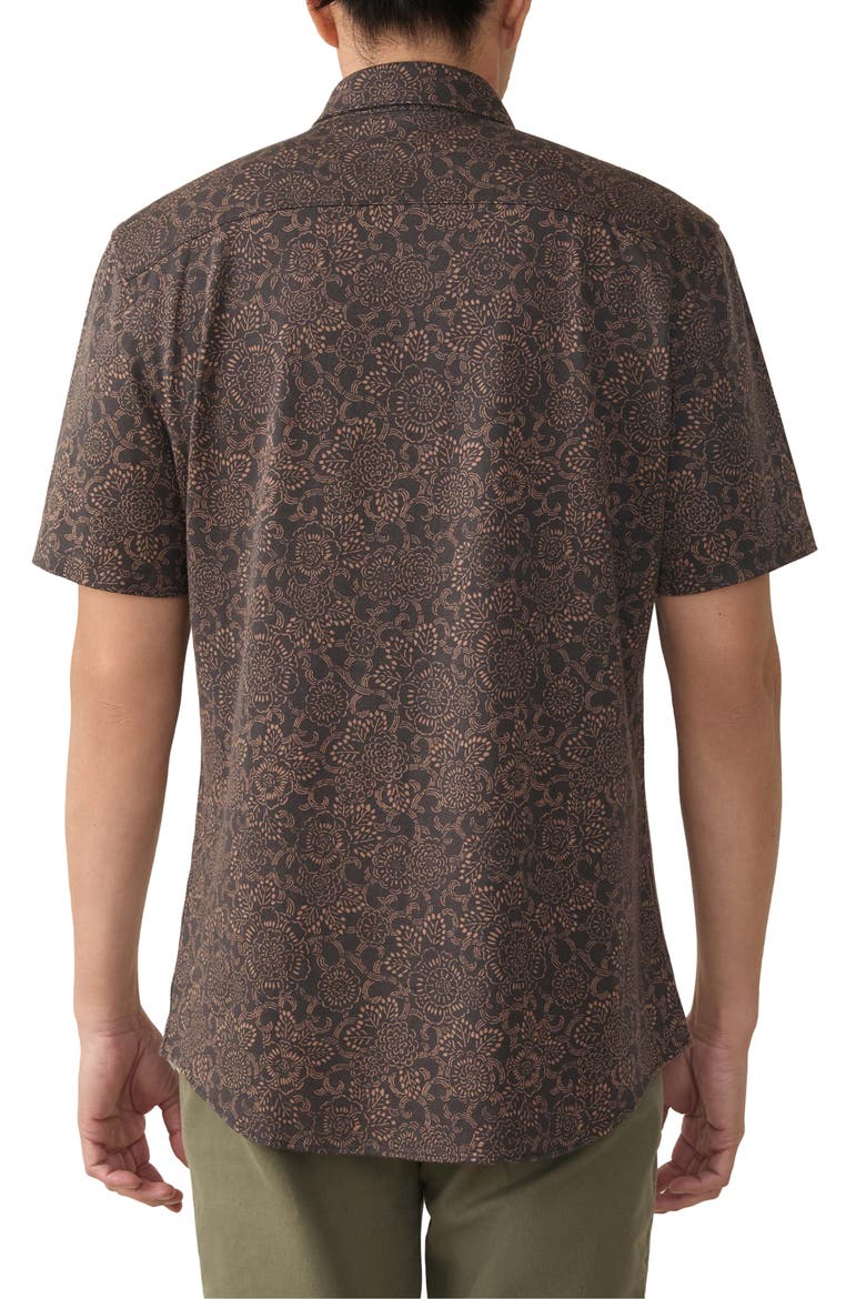 Hermosa Short Sleeve Button-Up Shirt, Alternate, color, CITRUS BLOSSOM