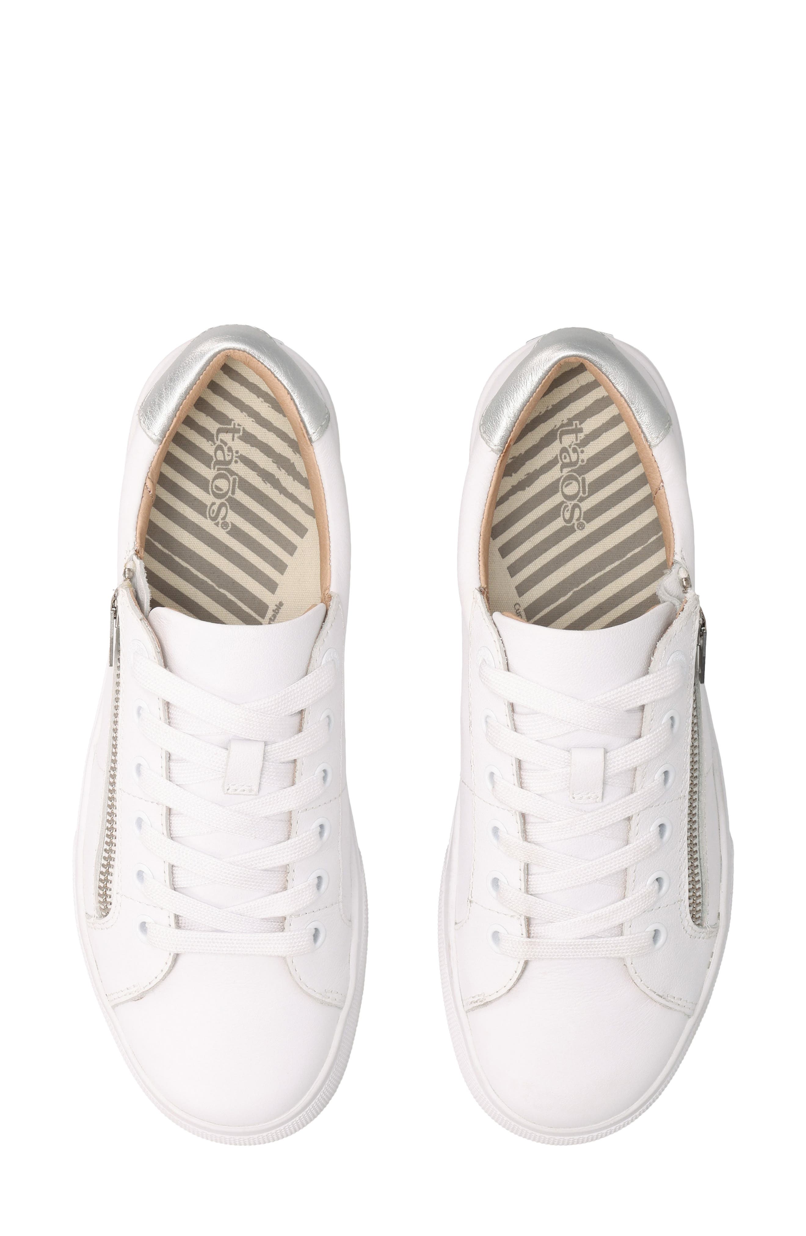 Z Soul Lux Sneaker, Alternate, color, WHITE/ SILVER