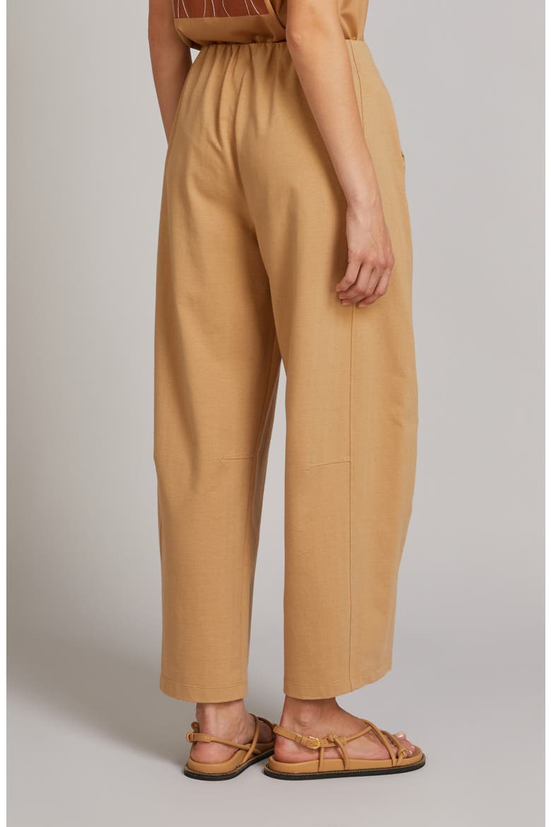 Belli Jersey Barrel Leg Pants, Alternate, color, CAMEL