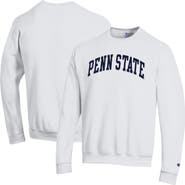 Champion Men's Champion  White Penn State Nittany Lions Basic Arch Fleece Pullover Sweatshirt