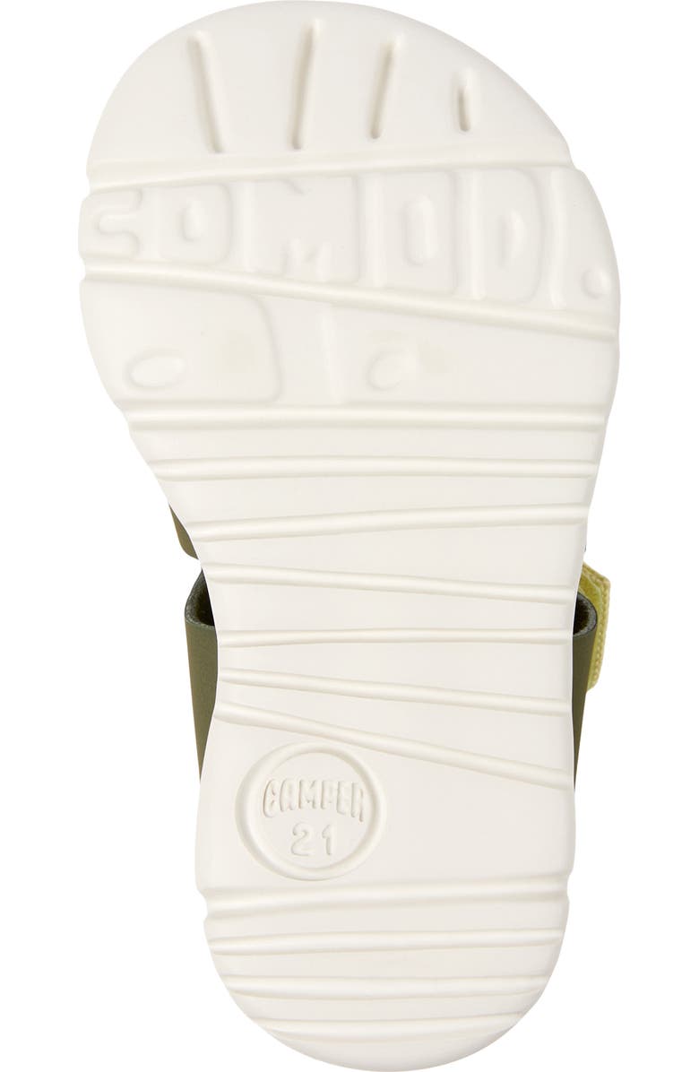 Camper Kids' Oruga Fisherman Sandal, Alternate, color, Medium Green