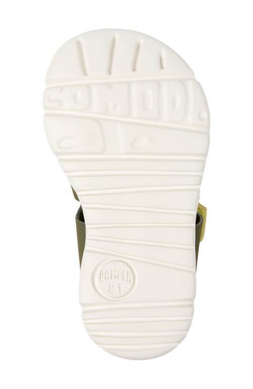 Camper Kids' Oruga Fisherman Sandal In Medium Green