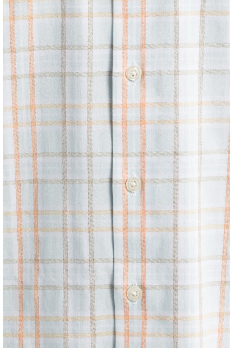 Texel Open Check Everyday Performance Button-Up Shirt, Alternate, color, BREEZE
