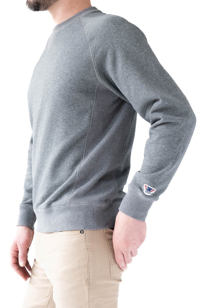 Devil-Dog Dungarees Cotton French Terry Sweatshirt, Alternate, color, 