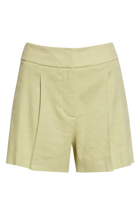 Haina Linen Blend Shorts