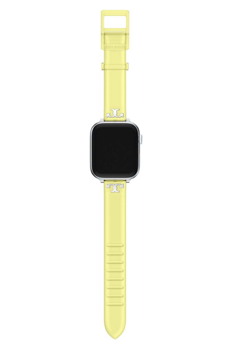 The Single T Jelly 16mm Apple Watch® Watchband, Alternate, color, YELLOW