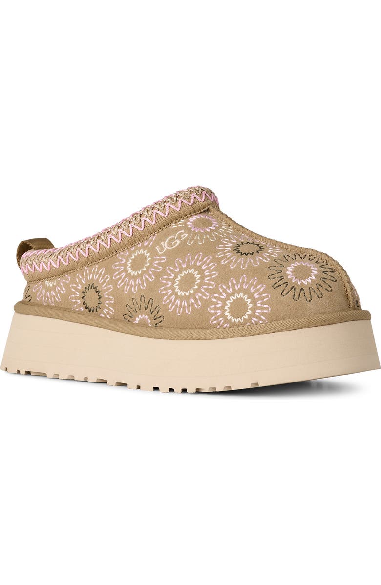 UGG<sup>®</sup> Tazz Sun Stitch Slipper, Main, color, Mustard Seed