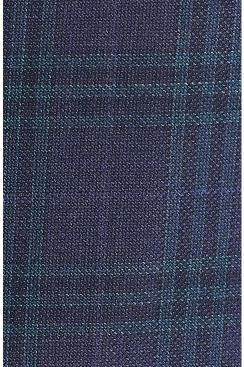 Milano Regular Fit Purple Plaid Super 130s Wool Sport Coat, Alternate, color, PURPLE