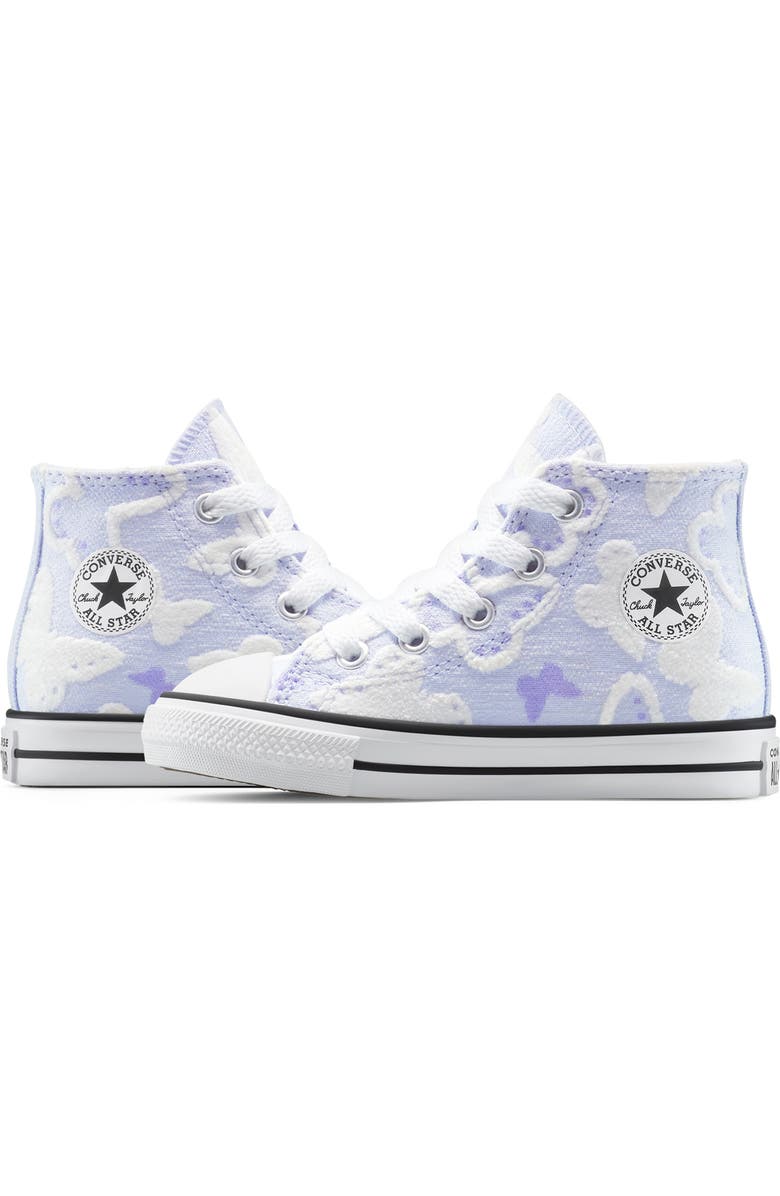Converse Kids' Chuck Taylor<sup>®</sup> All Star<sup>®</sup> High Top Sneaker, Alternate, color, Blueberry Ice/ Violet Heat