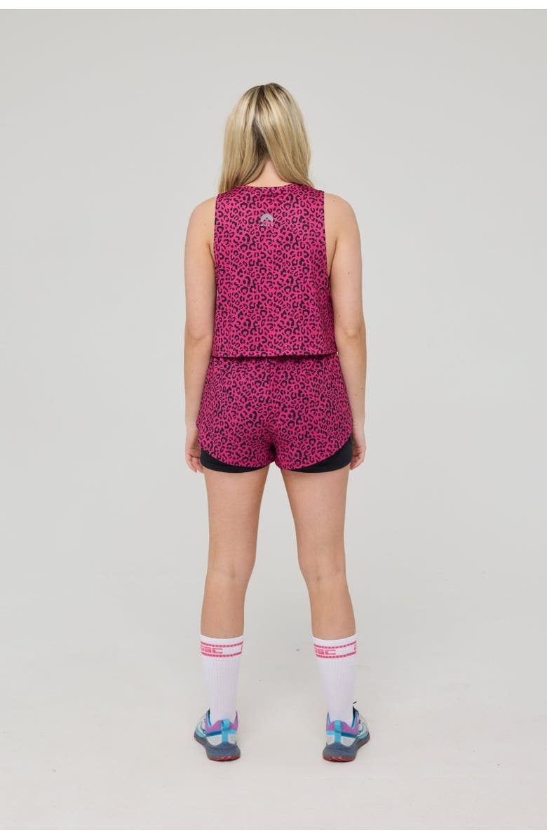 OOSC Elite 2 in 1 Running Shorts - Pink Leopard, Alternate, color, Pink Leopard