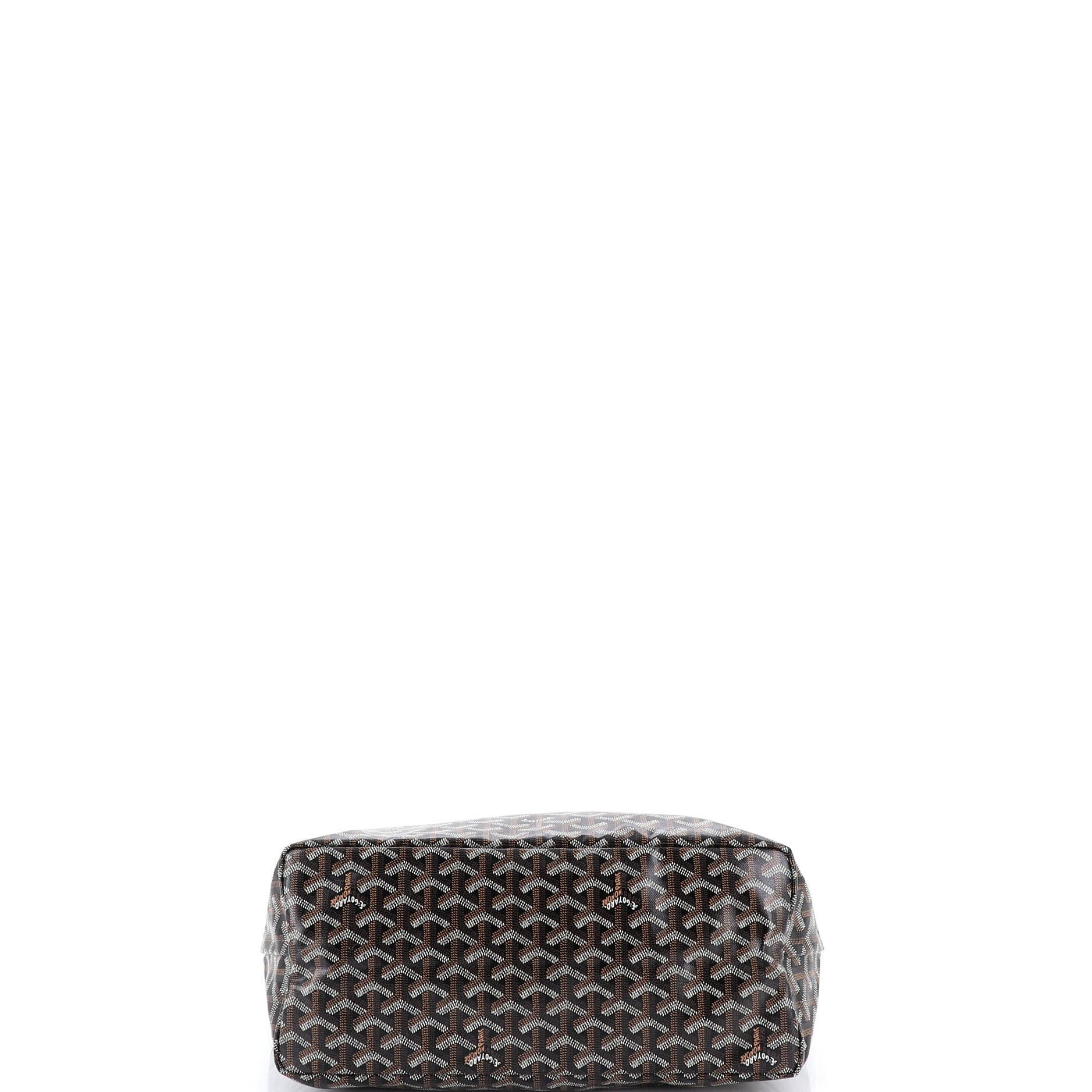 Pre-Owned Goyard Saint Louis Tote Coated Canvas PM, Alternate, color, Black