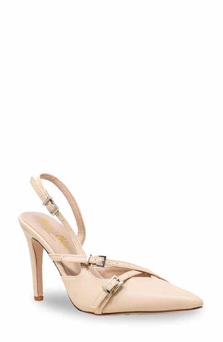 CHASE AND CHLOE Buckle Bands Slingback Pump
