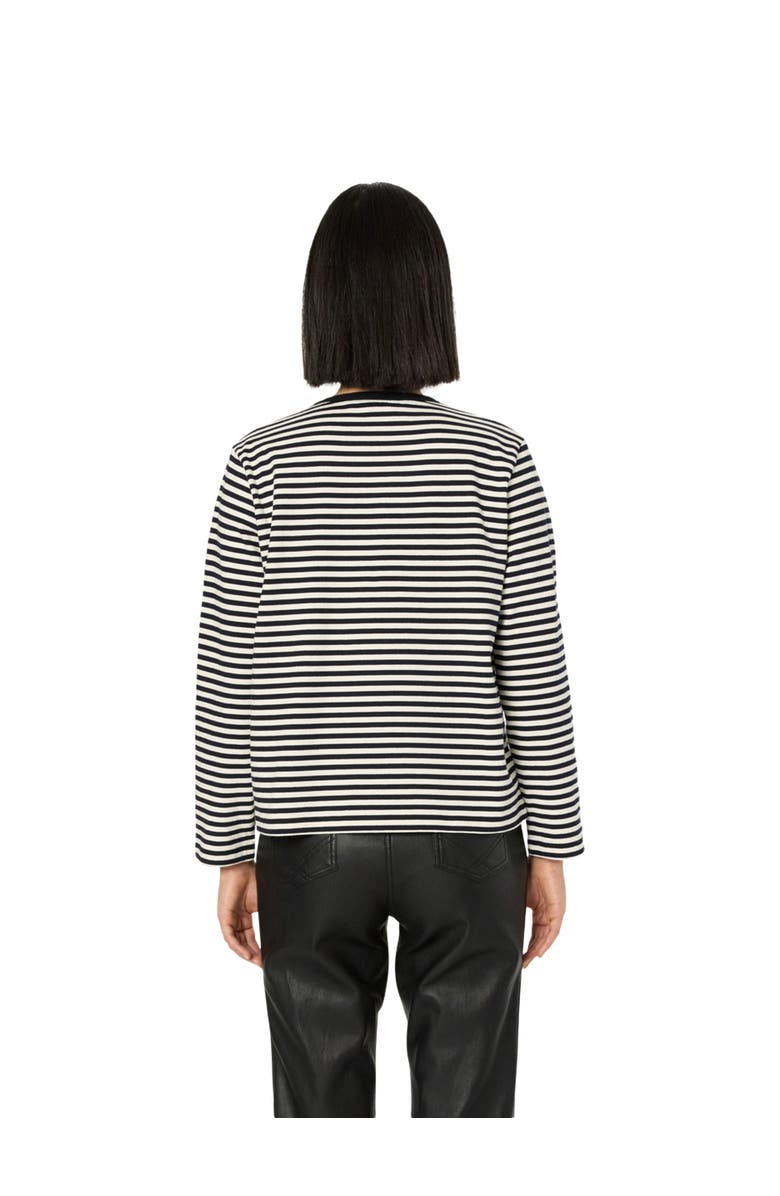 GERARD DAREL Hulia Long Sleeve Crew Neck Top, Alternate, color, Ecru