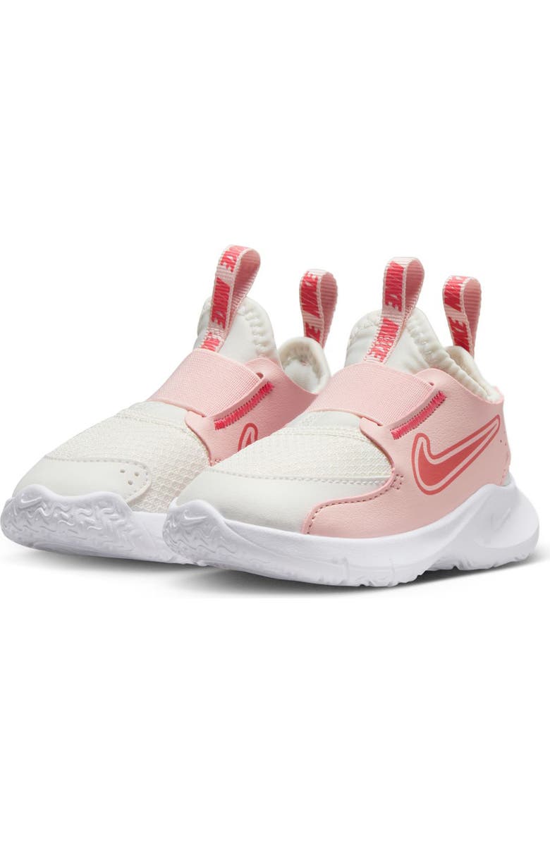 Nike Flex Runner 3 Slip-On Shoe, Main, color, Summit White/ Magic Ember