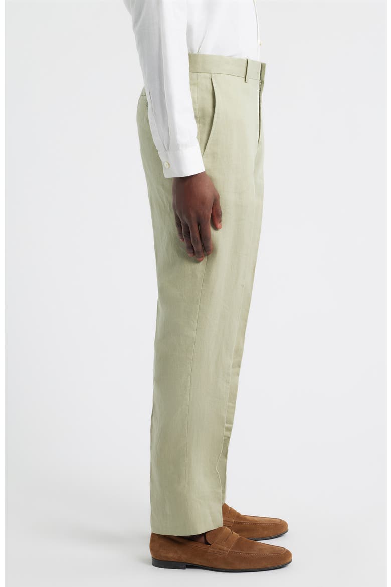 Henrik Trim Fit Italian Linen Suit Separate Pants, Alternate, color, GREEN SEAGRASS