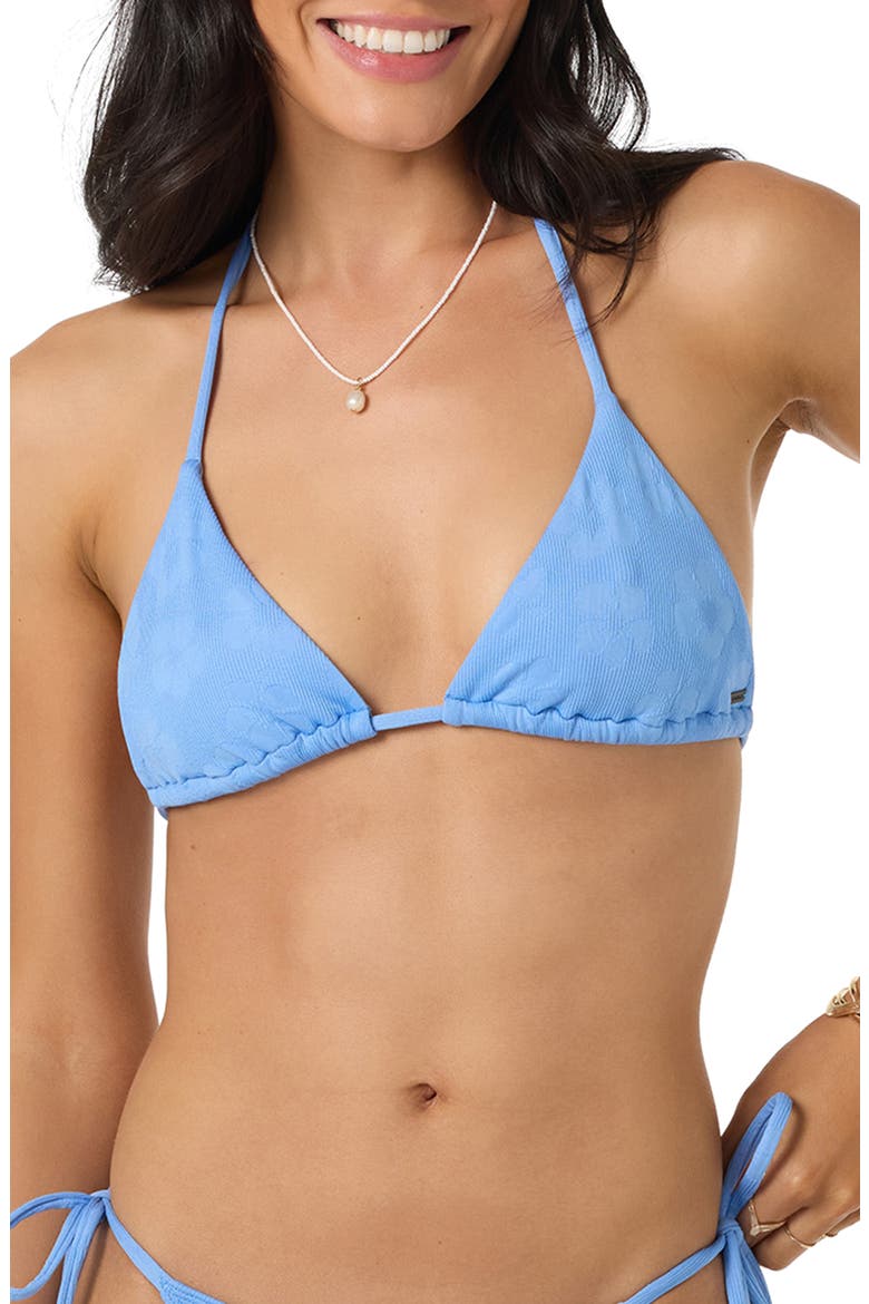 Hibiscus Tide Venice Bikini Top, Main, color, BLUE GLASS