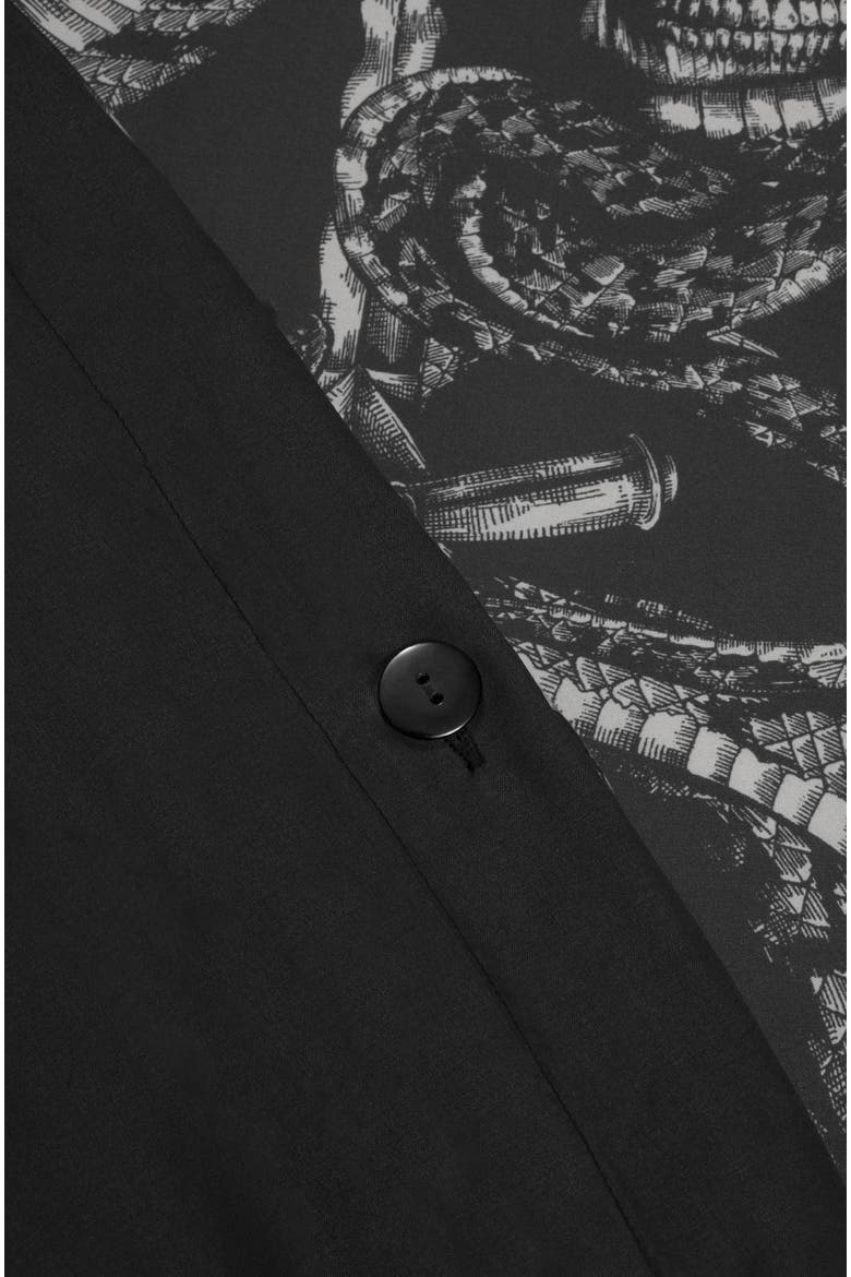 Ophion Bedding Set - Us Queen, Alternate, color, Charcoal