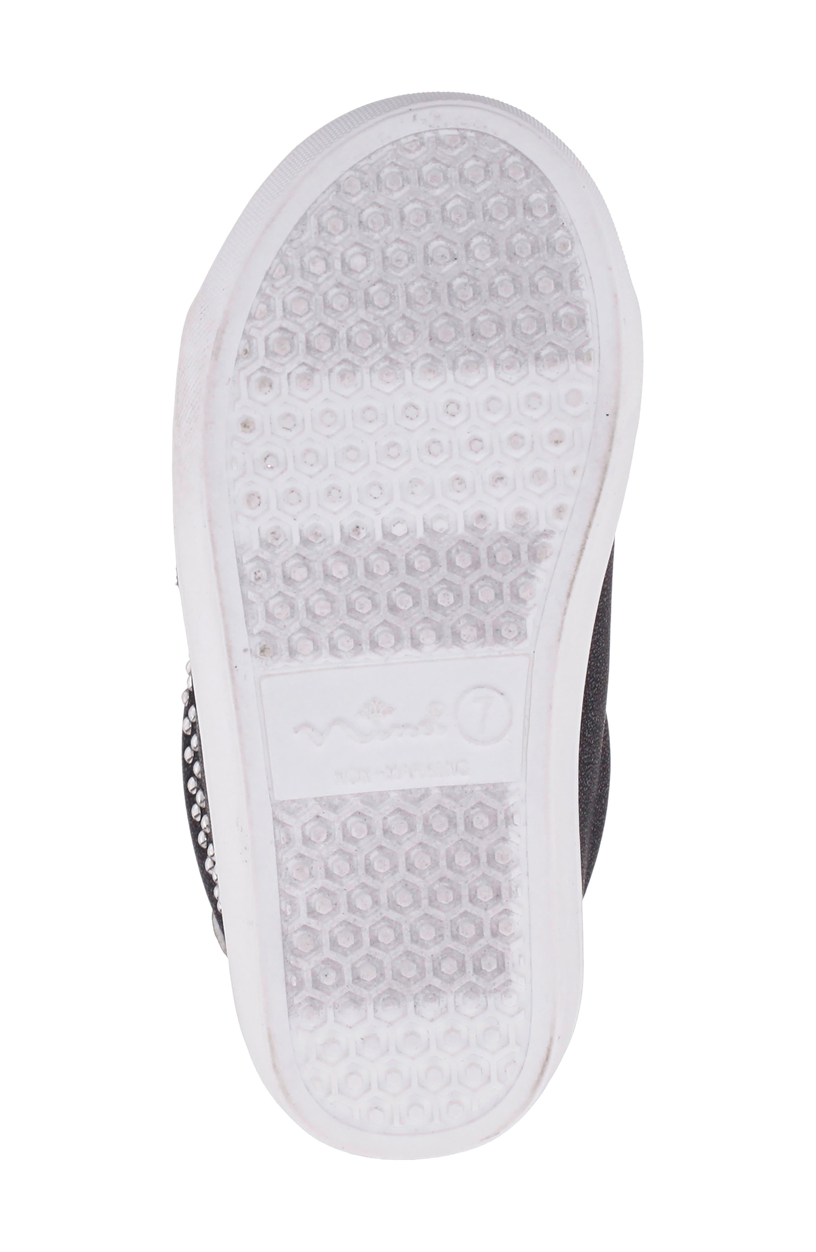 Nina Kids' Zicky Low Top Sneaker, Alternate, color, Black Shimmer