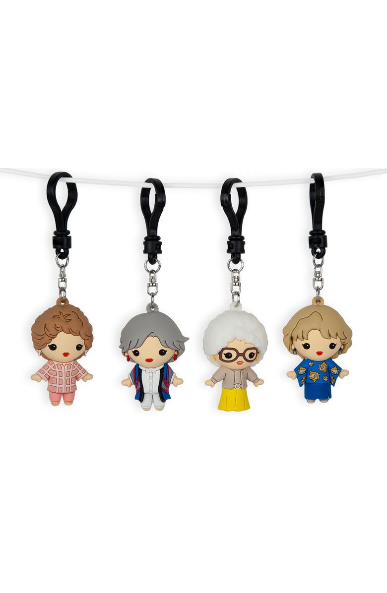 Golden Girls The Golden Girls 4-Piece Foam Figural Backpack Clip Figure Box Set Toynk Exclusive, Alternate, color, Green