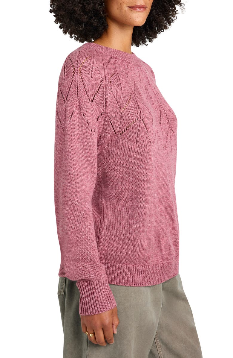Splendid Stowe Open Stitch Sweater, Alternate, color, Wildflower