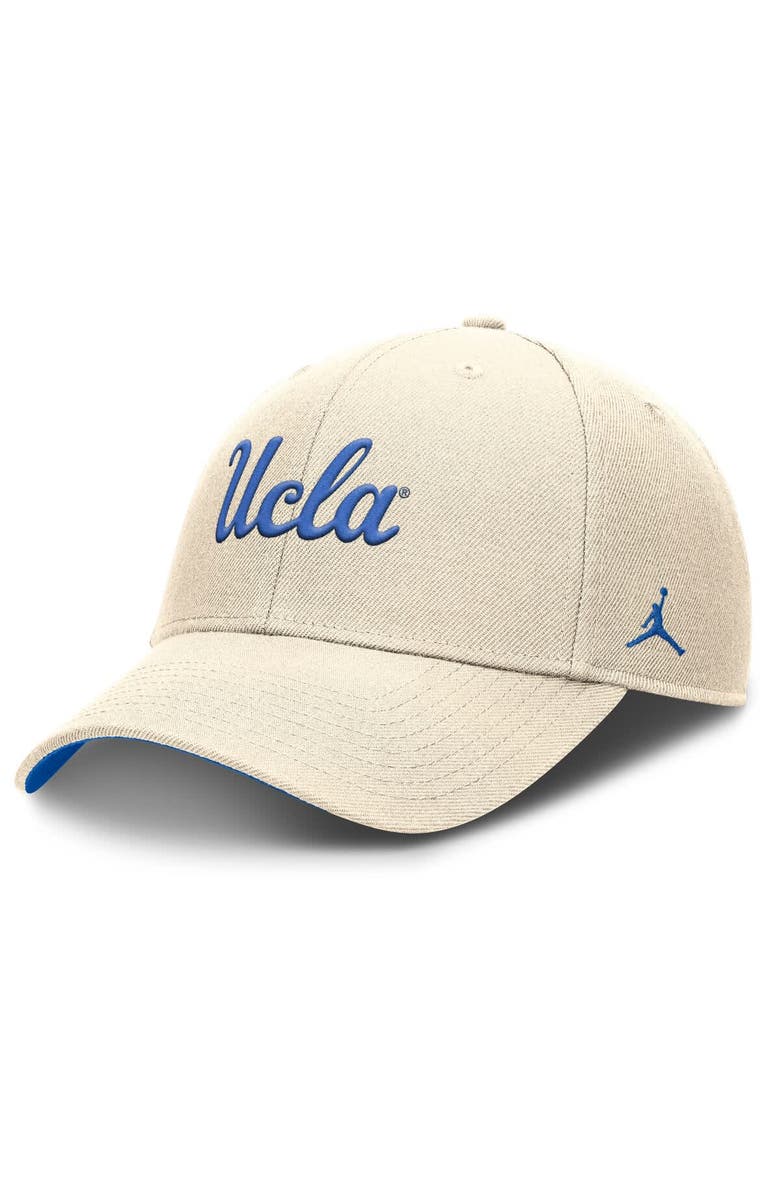 Jordan Brand Men's Jordan Brand Natural UCLA Bruins Rise Primetime Performance Trucker Adjustable Hat, Main, color, Natural