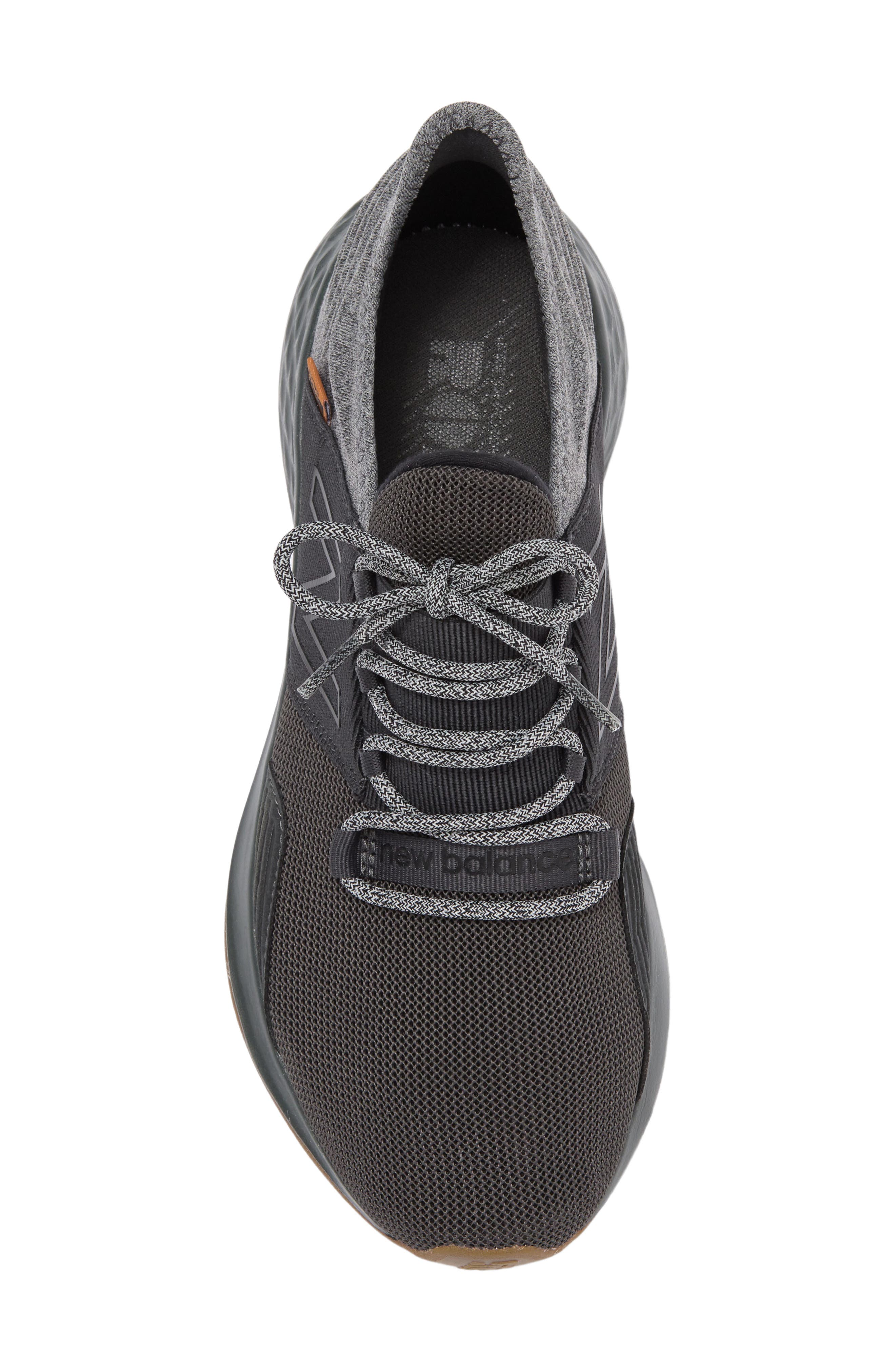 New Balance Fresh Foam Roav Knit Sneaker, Alternate, color, Blacktop/ Gum