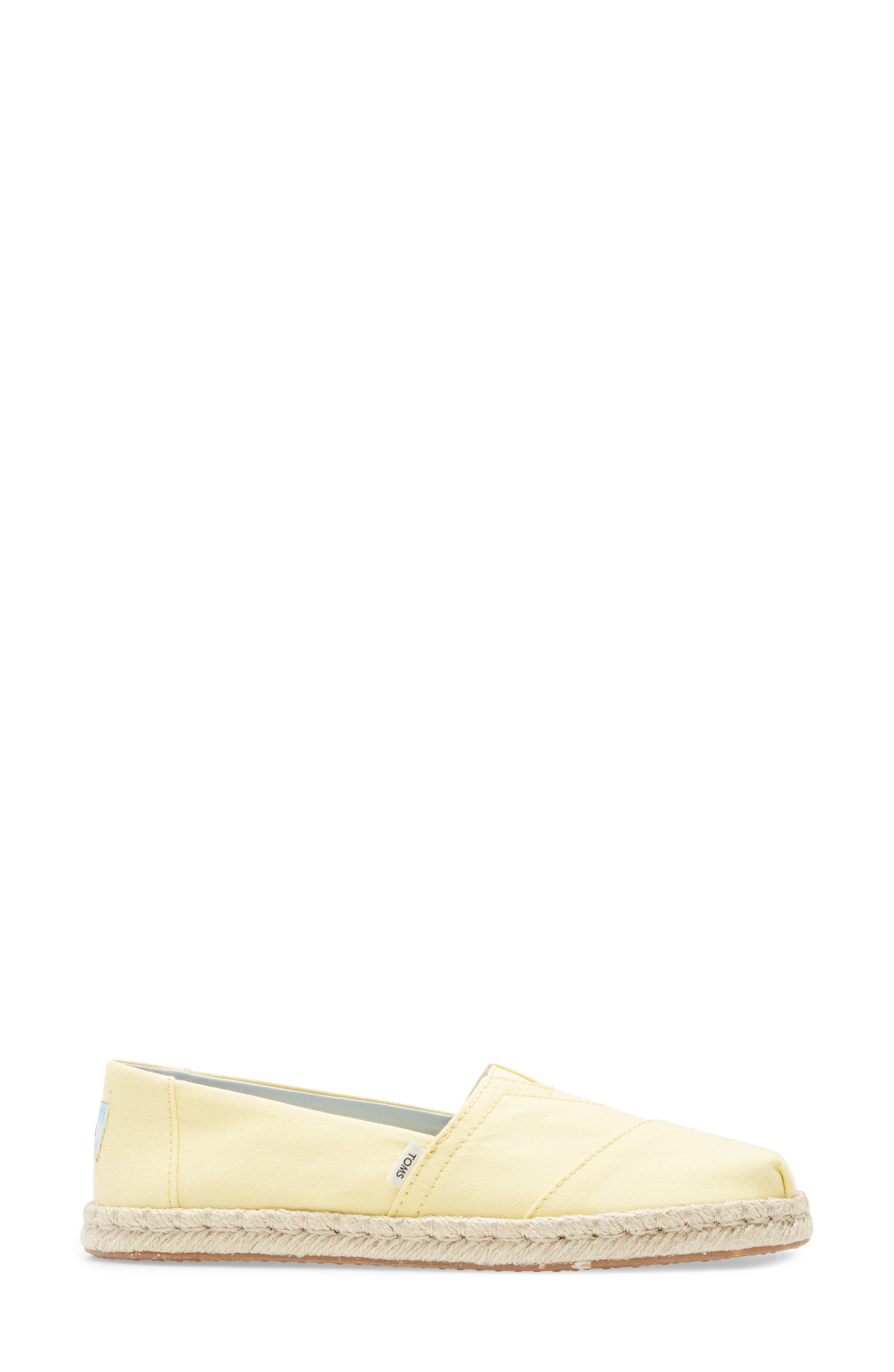 Alpargata Slip-On, Alternate, color, YELLOW FABRIC