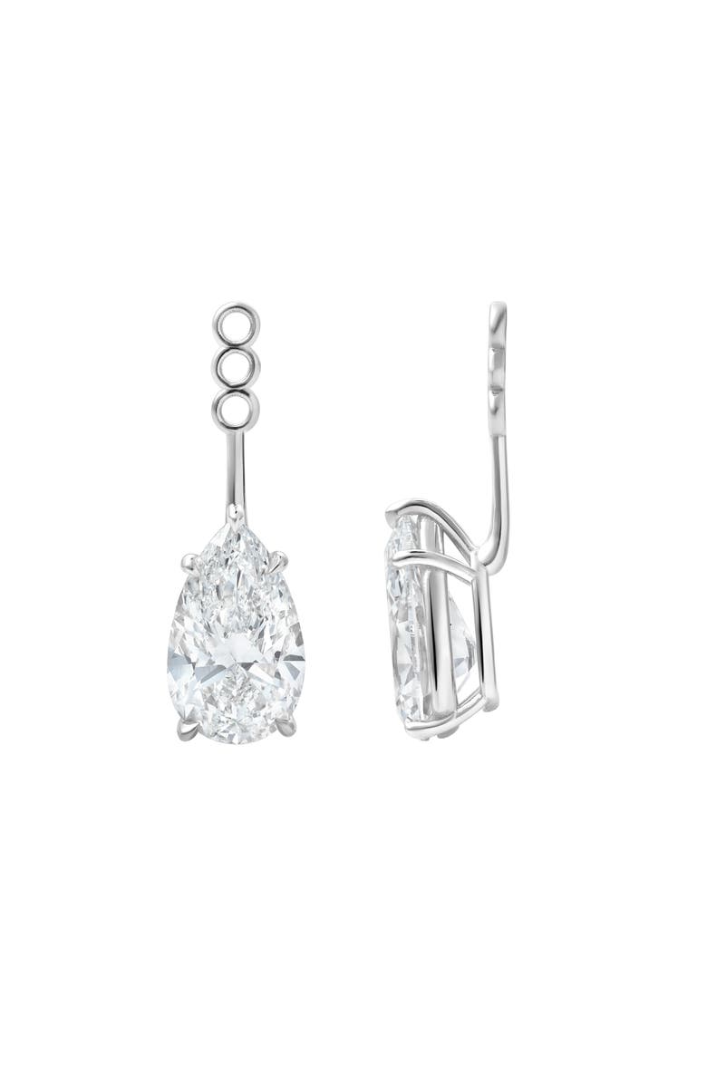 LuvMyJewelry Evelyn 14K Gold Pear Lab Grown Diamond Earring Jackets -10 Cts, Main, color, 