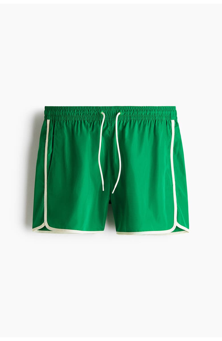 H&M Swim Shorts, Main, color, Green