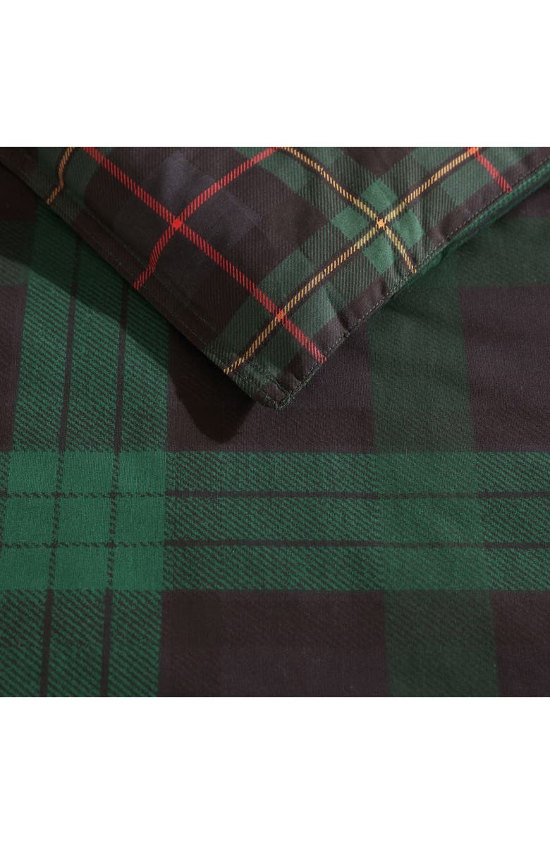 Eddie Bauer Woodland Tartan Plaid King Comforter Set, Alternate, color, Green
