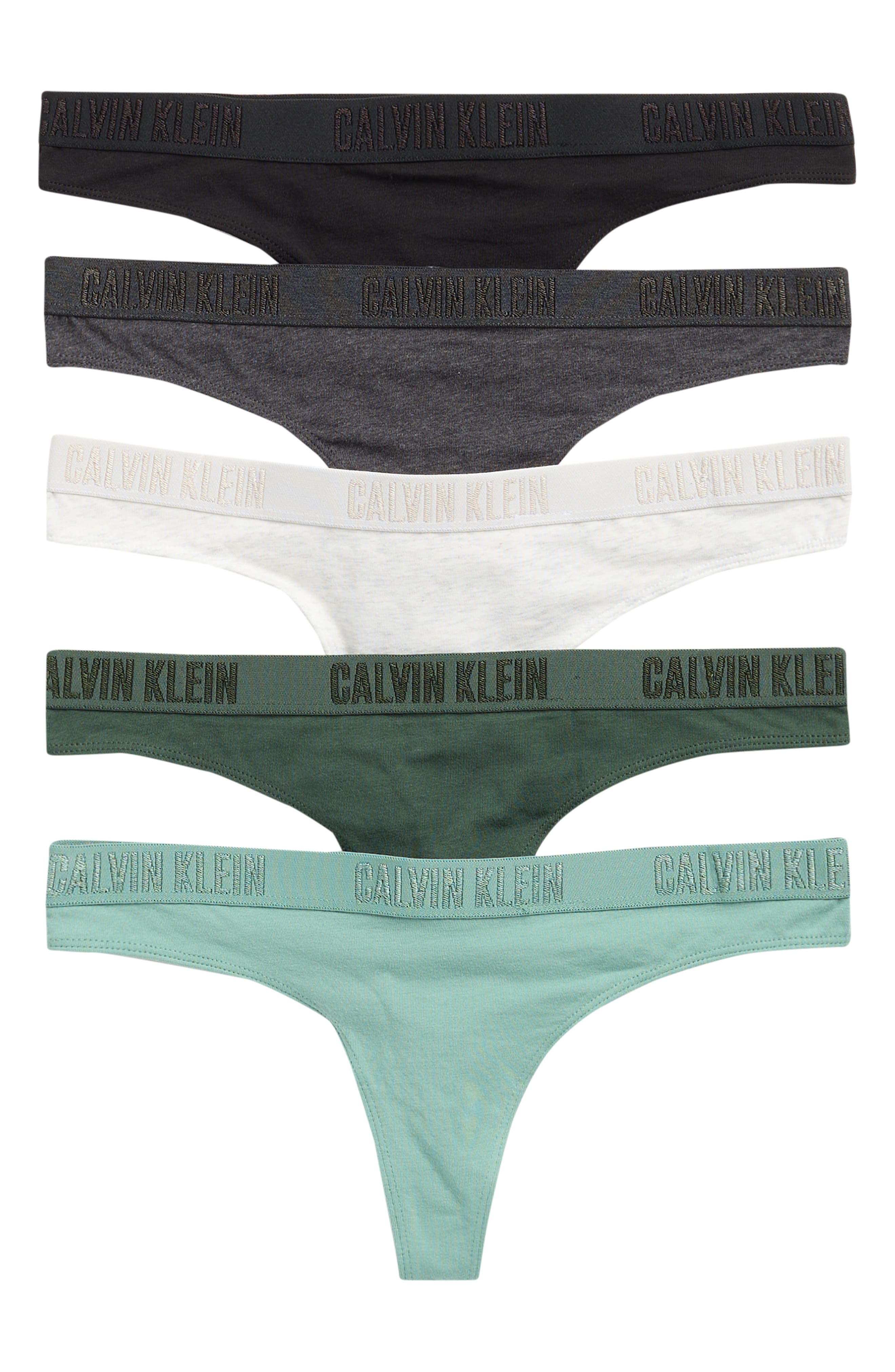 Calvin Klein Monochrome 5-Pack Thongs