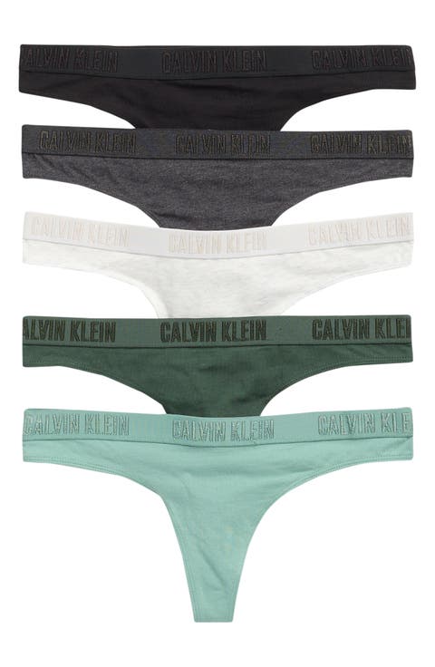 Monochrome 5-Pack Thongs